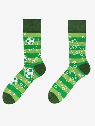 CALCETINES DE BAMBÚ FANTASIA  ALEGRE DISPARES CAMPO DE FUTBOL