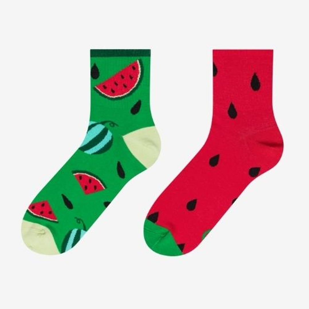 CALCETINES DE ALGODON FANTASIA  ALEGRE DISPARES SANDIA 1