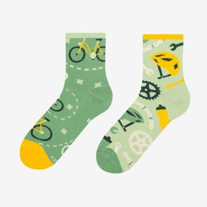 CALCETINES DE ALGODON FANTASIA  ALEGRE DISPARES BICI 1