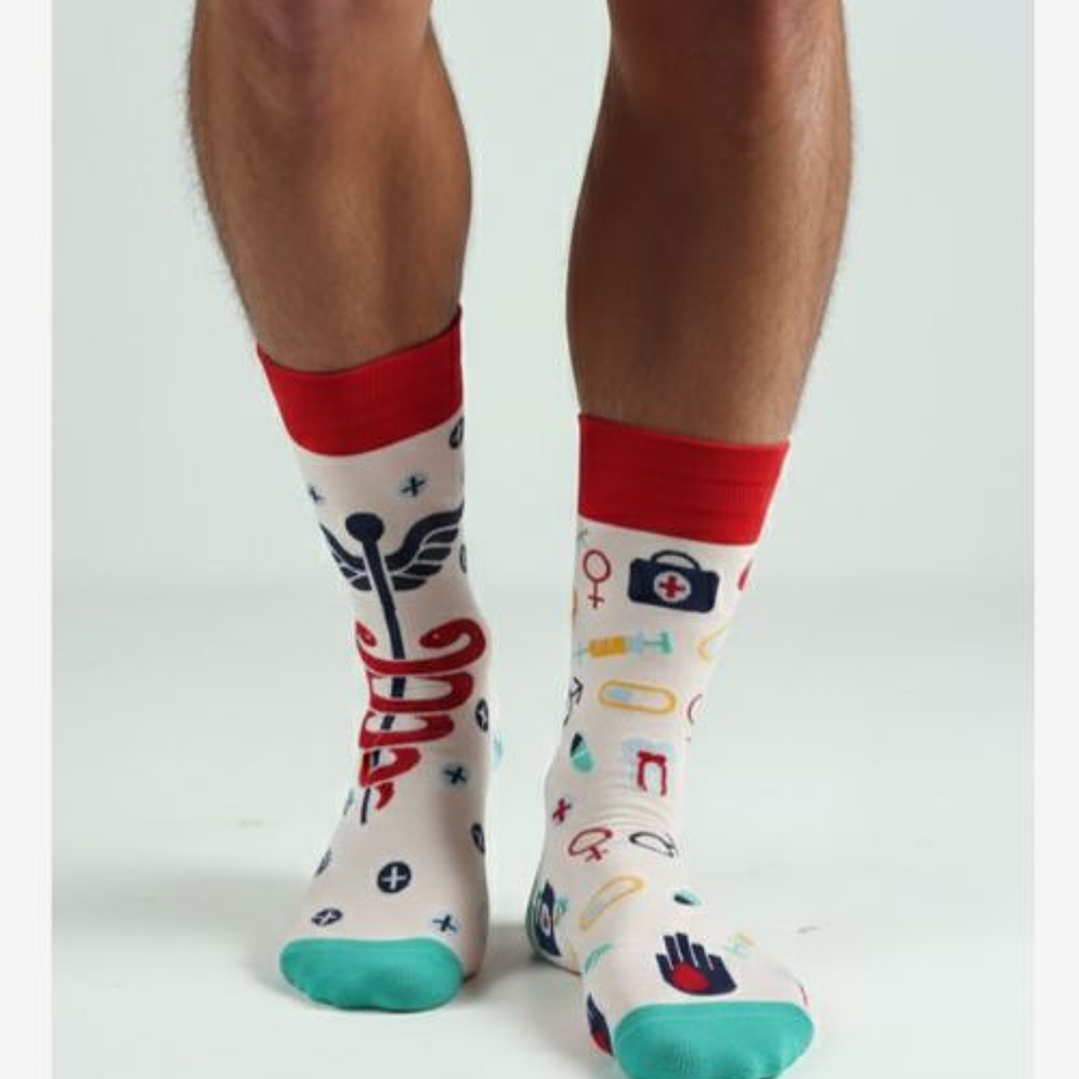 CALCETINES DE ALGODON FANTASIA  ALEGRE DISPARES  HAPPY HEALTH 2