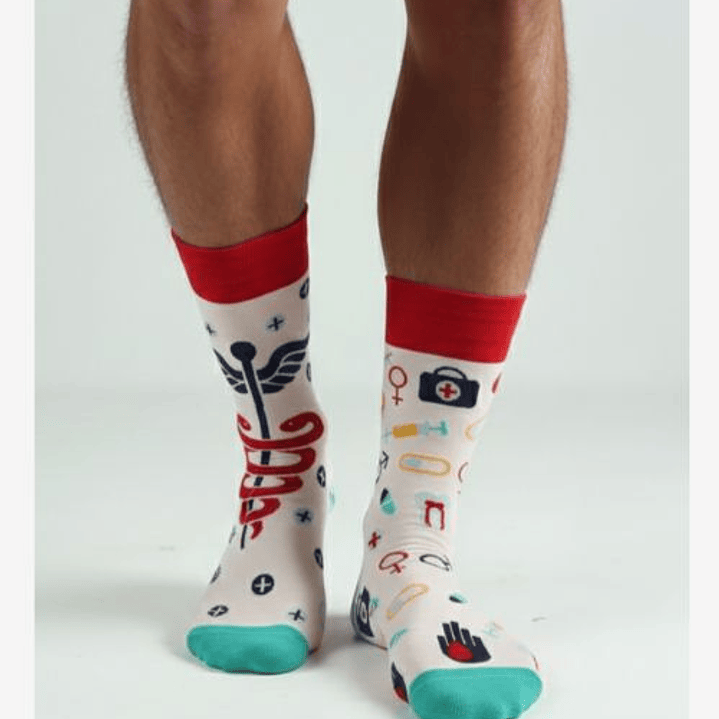 CALCETINES DE ALGODON FANTASIA  ALEGRE DISPARES  HAPPY HEALTH 2