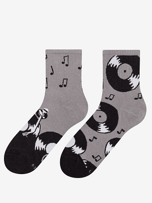 CALCETINES DE ALGODON FANTASIA  ALEGRE DISPARES VINIL LONG PLAY