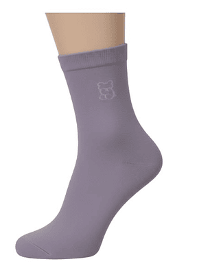 CALCETÍN DELGADO DEL ALGODO CON BORDADO 