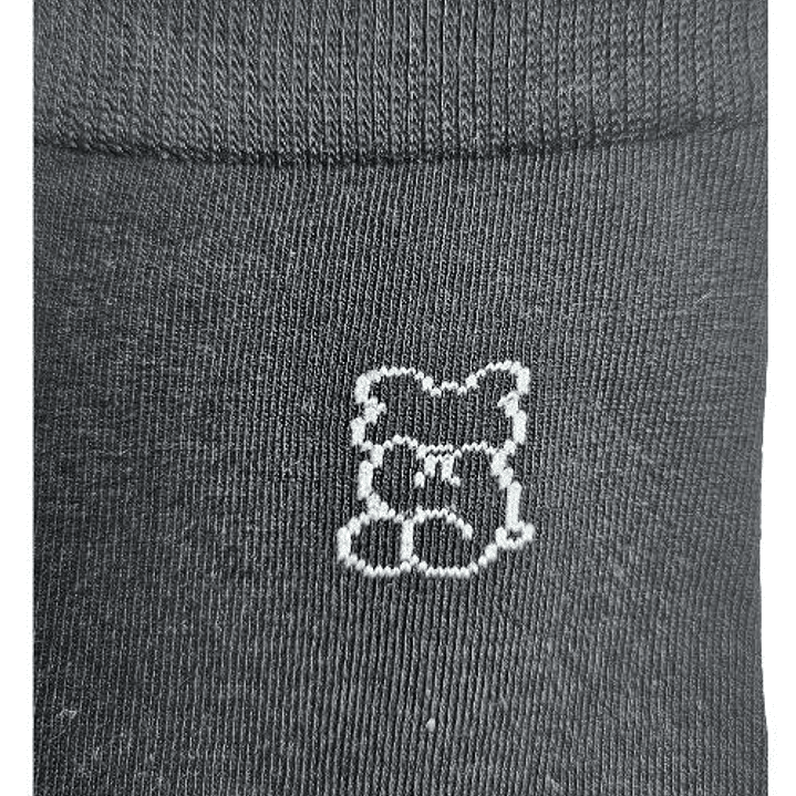 CALCETÍN DELGADO DEL ALGODO CON BORDADO  3