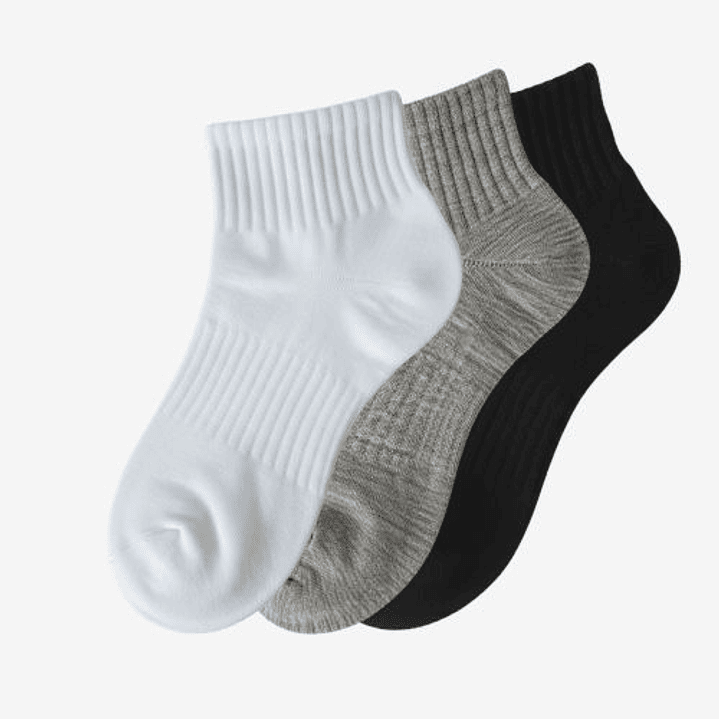 CALCETIN BASICO DE ALGODON EN TRES COLORES 1