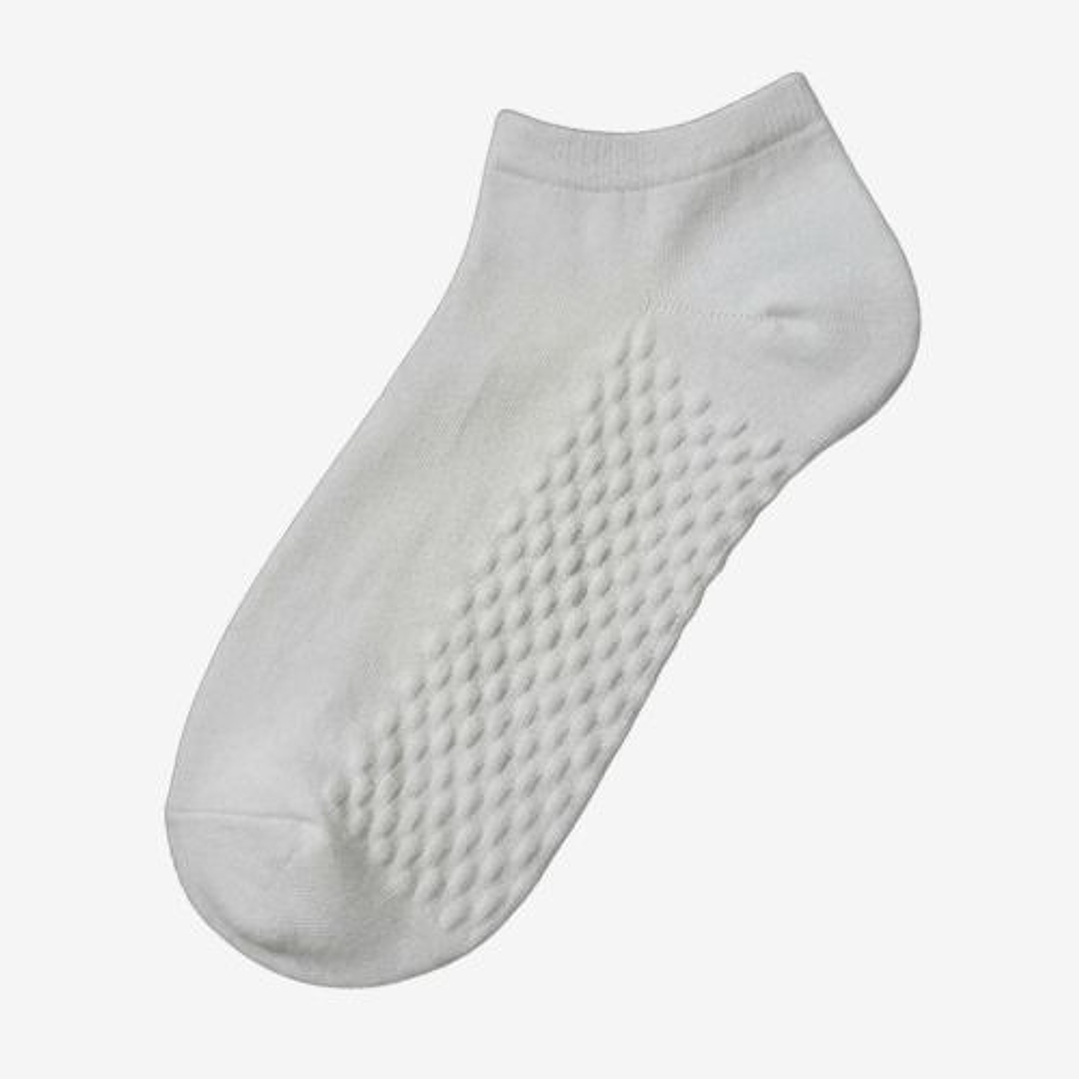 CALCETINES TOBILLERO MUJER BÁSICO CON TEXTURA 4