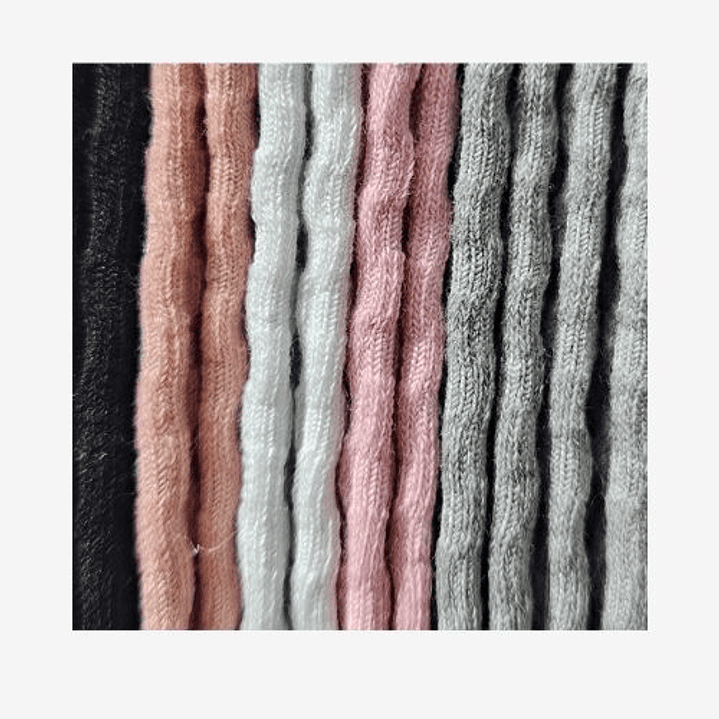 CALCETINES TOBILLERO MUJER BÁSICO CON TEXTURA 5