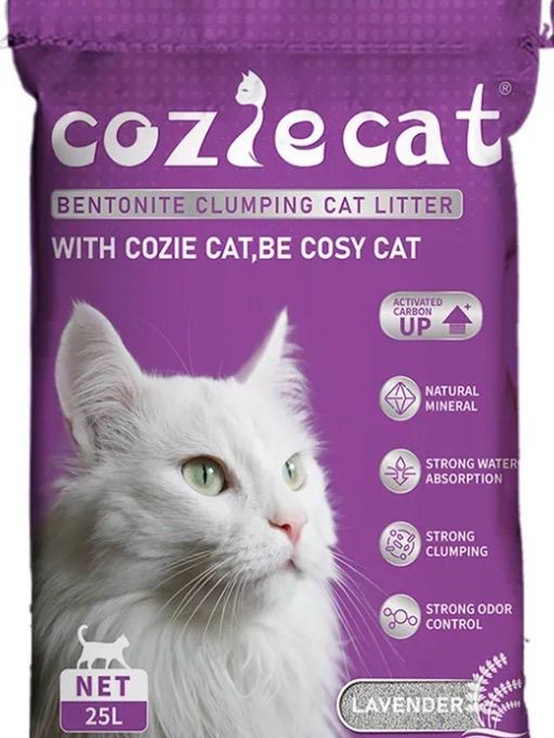 Coziecat Arena Sanitaria Lavada 20kg 1