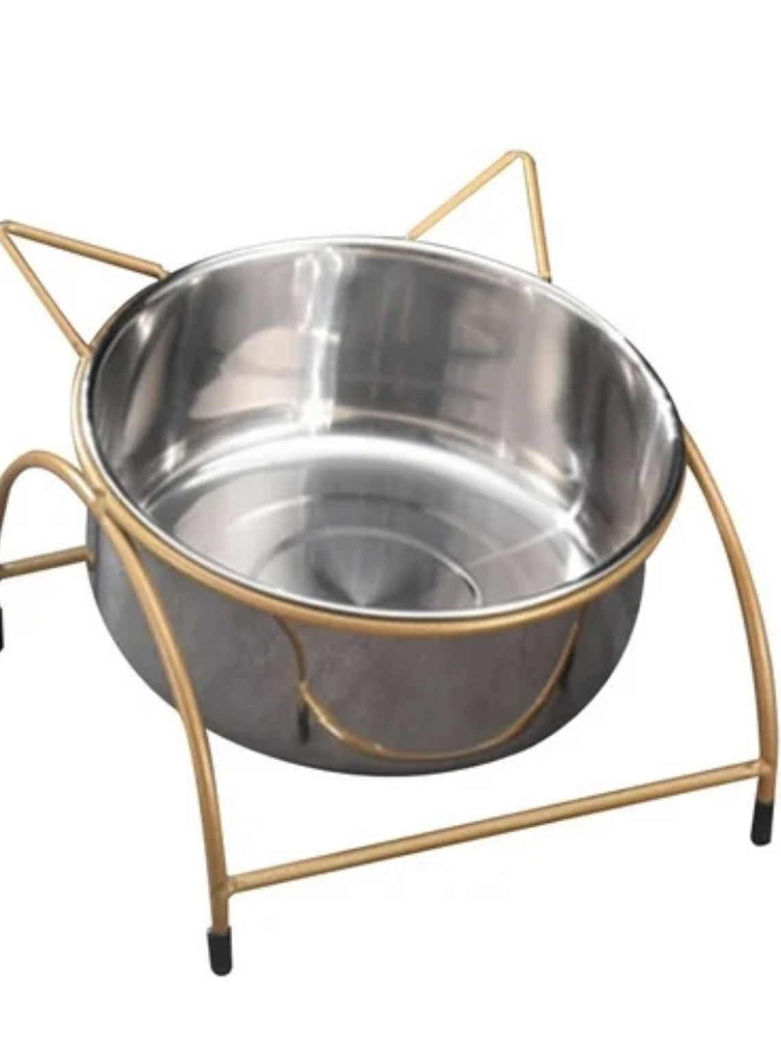 Plato en altura dorado  1