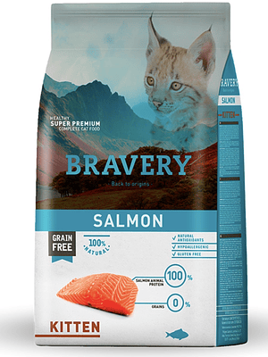 Bravery Kitten 2kg Salmón/Pollo