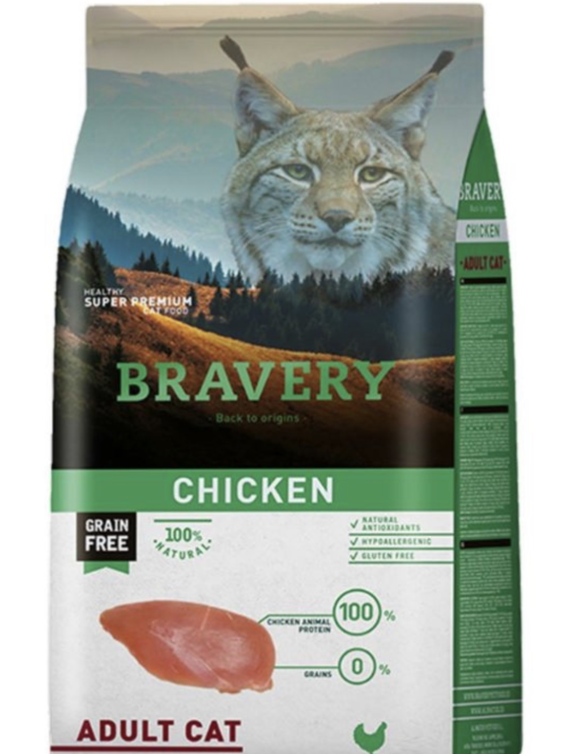 Bravery Gato Adulto 7kg Pollo  1