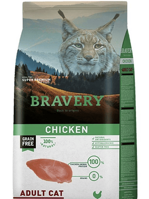 Bravery Gato Adulto 7kg Pollo 