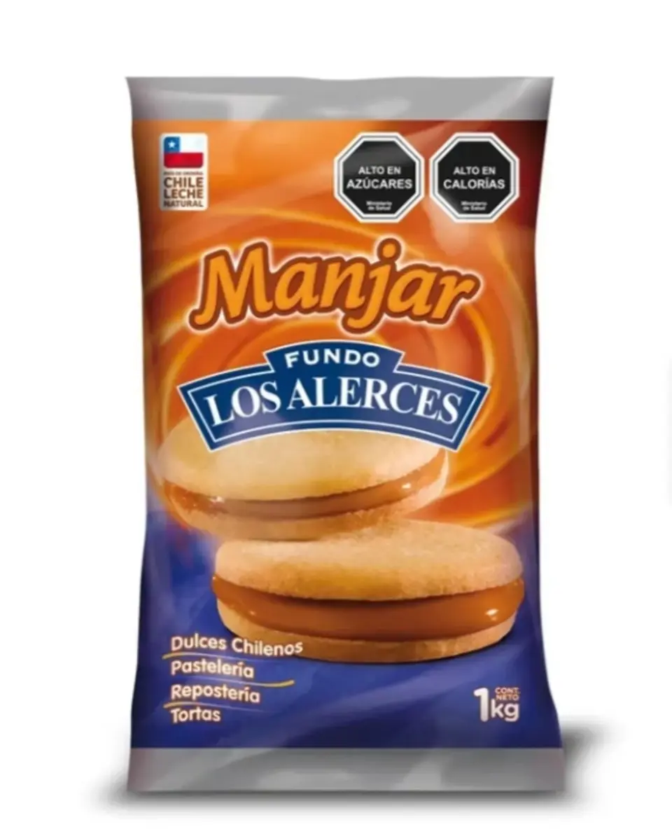 Manjar los alerces 1 kilo  1