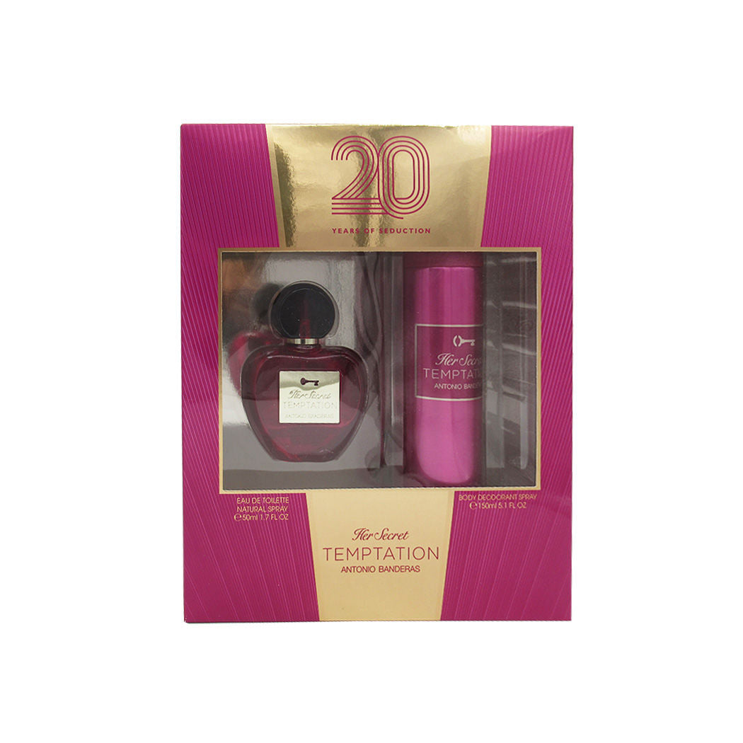 Antonio Banderas Her Golden Secret EDT Estuche 2 Pcs EDT 50 ML + 150 ML Deo Mujer