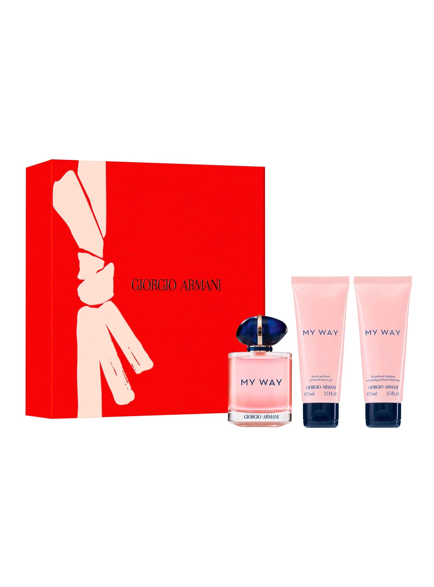 Estuche Giorgio Armani My Way Edp 90ml Mujer +75ml Shower + 75ml Locion