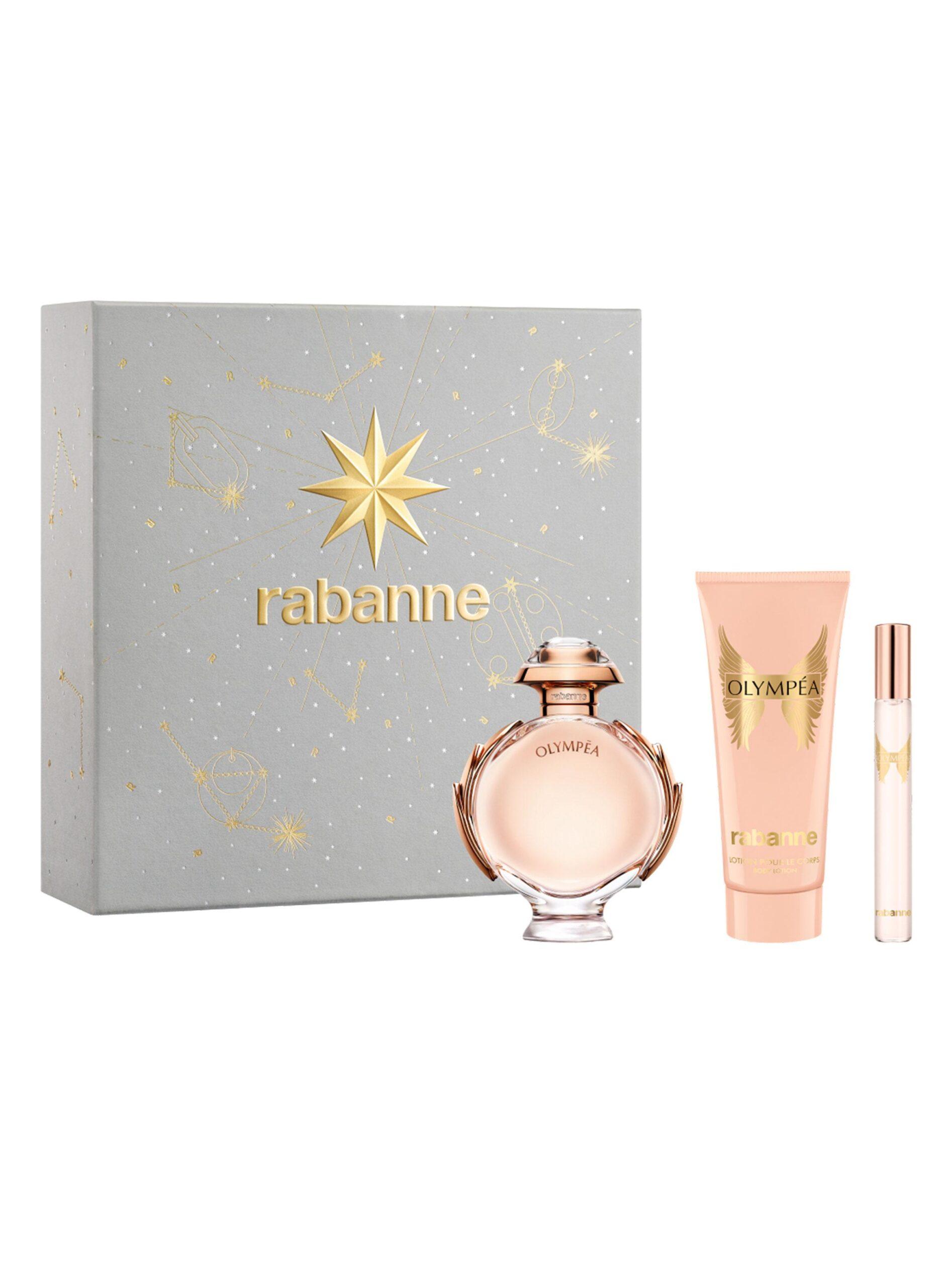 Estuche Paco Rabanne Olympea Edp 80 Ml + Body Lotion 100 Ml + Mini 10 Ml Mujer