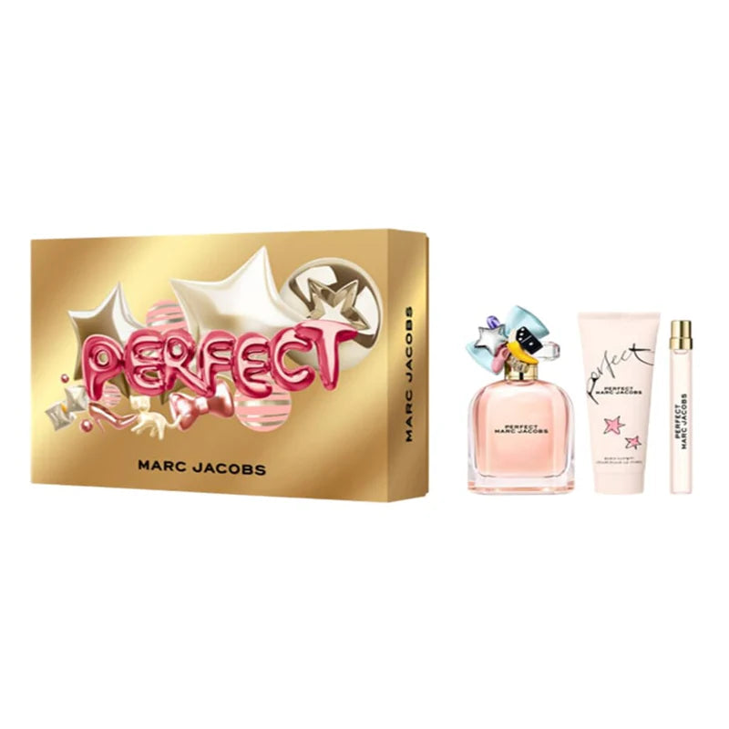 Estuche Marc Jacobs Perfect EDP 100 ml + 10 ml + Body Lotion 75 ml Mujer
