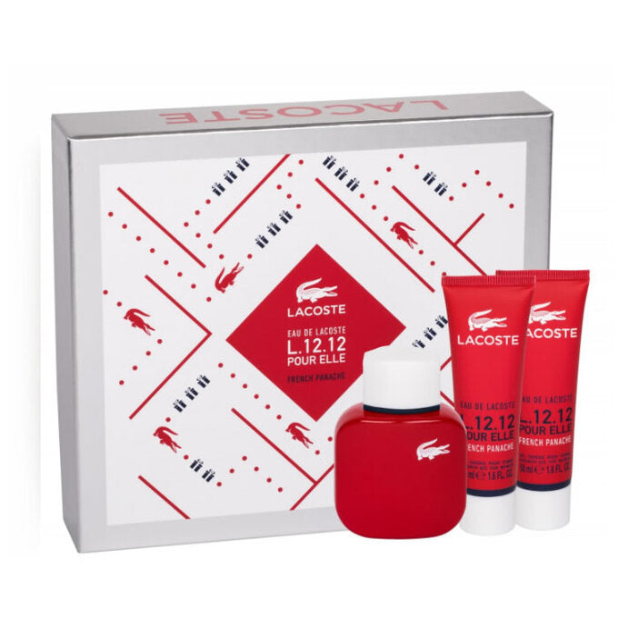 Estuche Eau De Lacoste Pour Elle Femme French Panache 50ml + SG 2x50ml Mujer