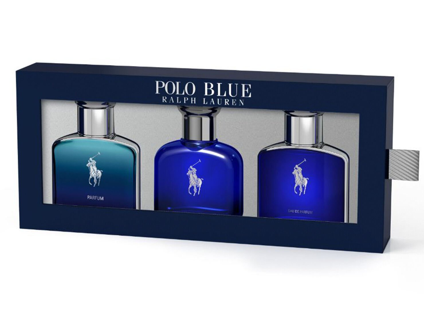 Estuche Ralph Lauren Polo Blue Edt 40ml + Polo Blue Edp 40ml + Polo deep blue edp 40ml Hombre
