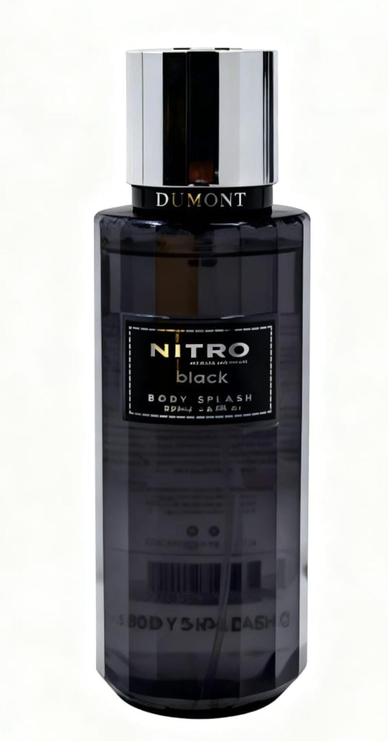 Body Splash Dumont Nitro Black 250 Ml Hombre