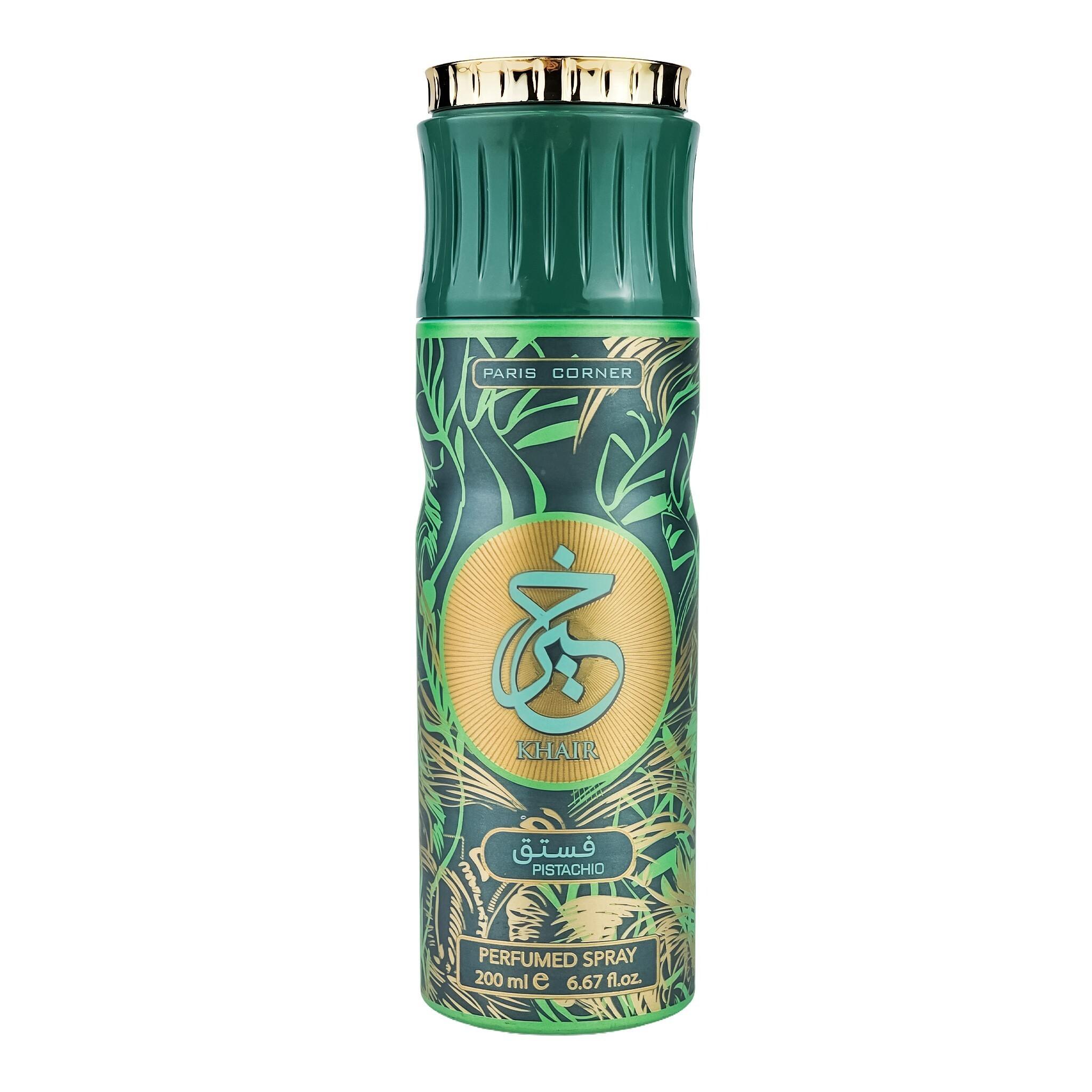 DesodoranteParis Corner Khair Pistachio Perfume Spray 200 ml Unisex