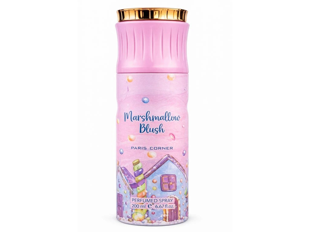 Desodorante Paris Corner Marshmallow Blush Perfume Spray 200 ml Unisex