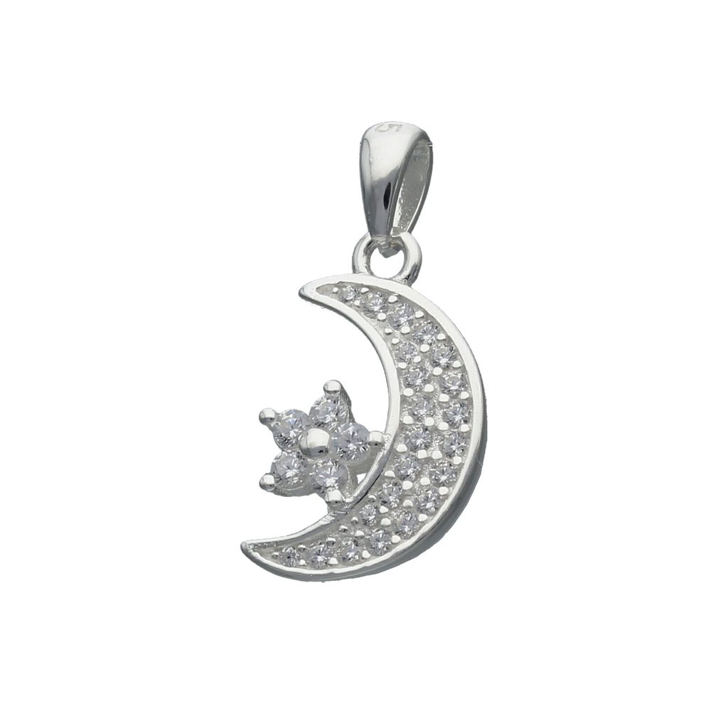 Colgante Plata Media Luna
