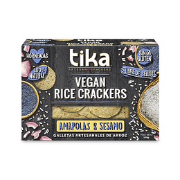 Tika Rice Crackers, Amapolas y Sésamo