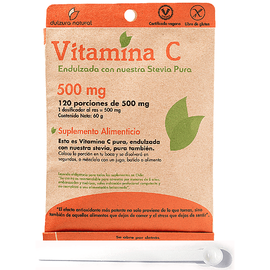 Vitamina C en polvo (60g) - Dulzura Natural