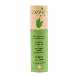 Stevia pura 100% (tubo de 10g) - Dulzura Natural
