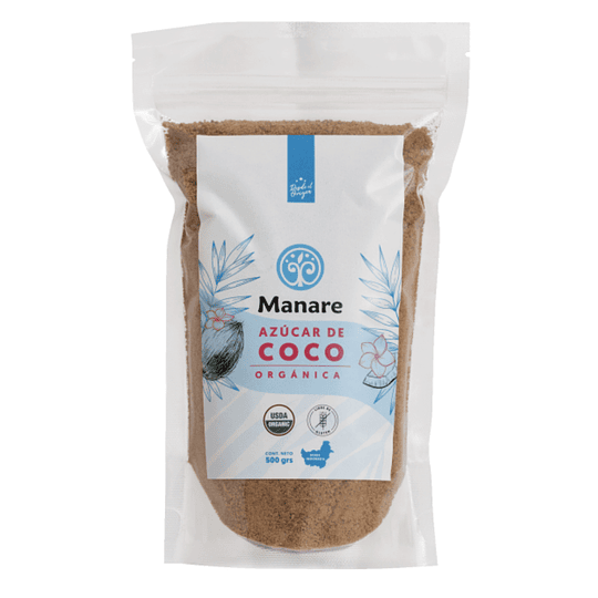 Azúcar de Coco Orgánica Manare - 500g 