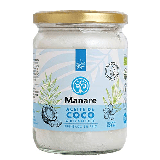 Aceite de Coco Orgánico Manare - 500ml