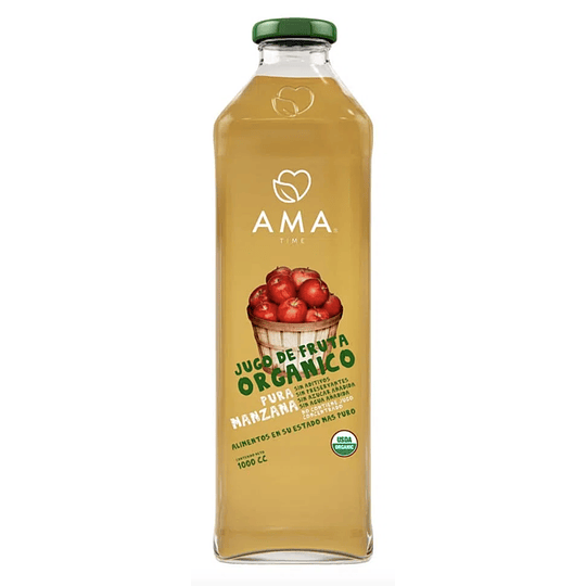 Jugo orgánico AMA 1 Litro - Manzana