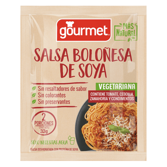 Mezcla Para Salsa Boloñesa de Soya - Gourmet