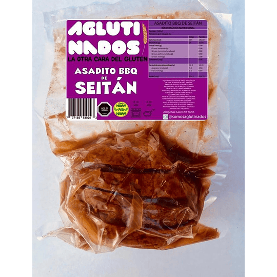 Seitan tipo Asadito BBQ - Aglutinados