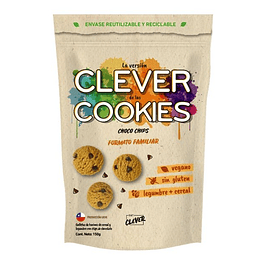 Clever Cookies (formato familiar, 150g) - Chocolate Chips