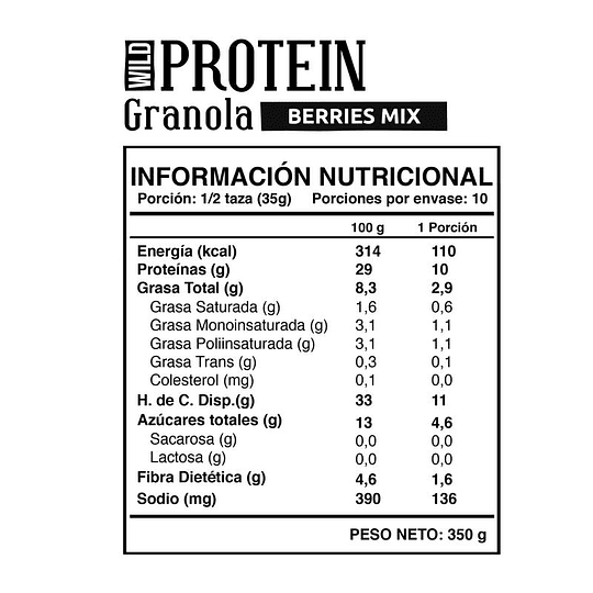 Granola Wild Protein 