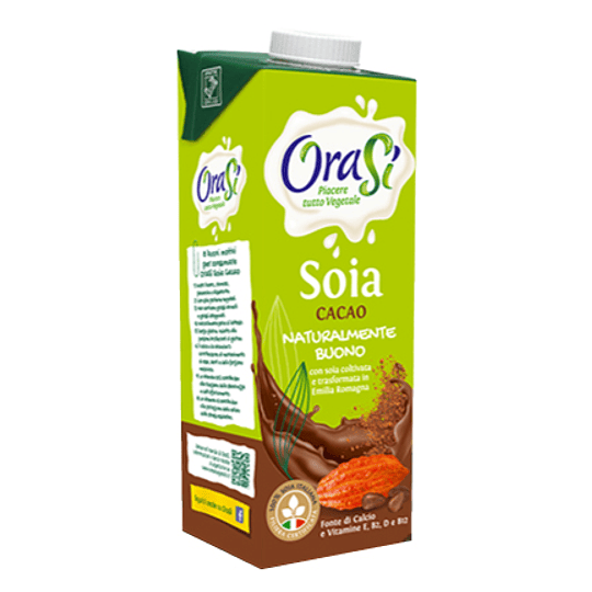 Bebida Vegetal de Soya-Cacao - OraSi (1 litro)