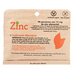 Zinc - Dulzura Natural