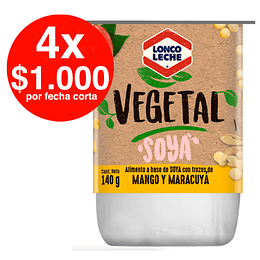 PACK 4un x $1.000: Yogurt LoncoLeche Mango Maracuyá