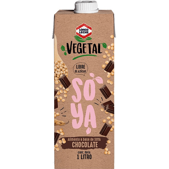Leche Soya Chocolate 1L - LoncoLeche