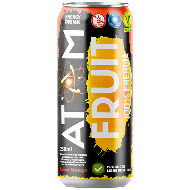 Bebida Energética Atom Fruit - Mango 1
