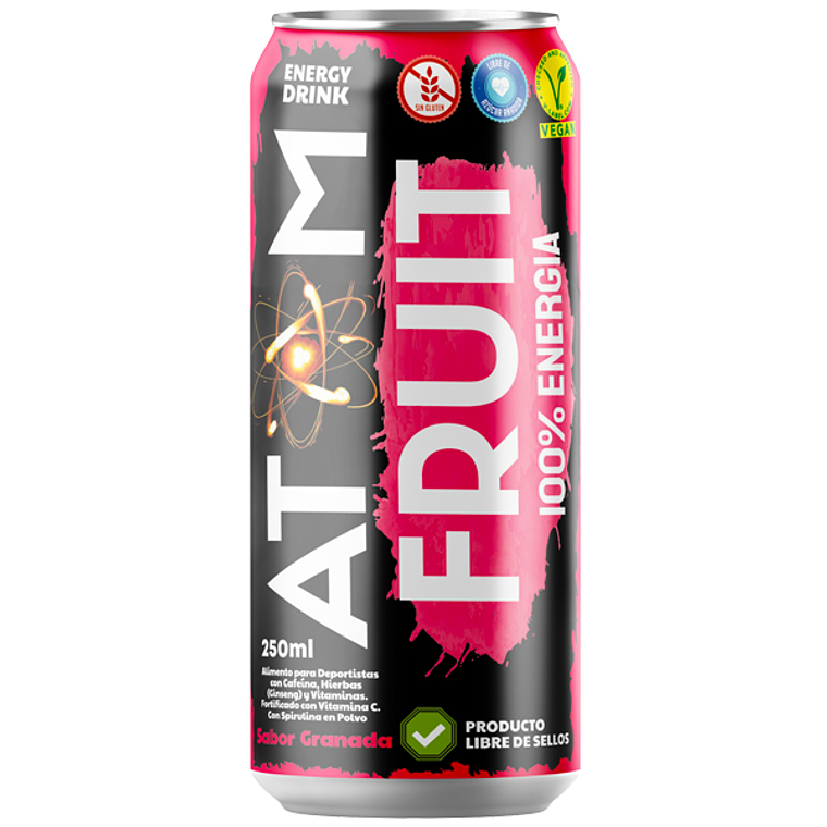 Bebida Energética Atom Fruit - Granada 1