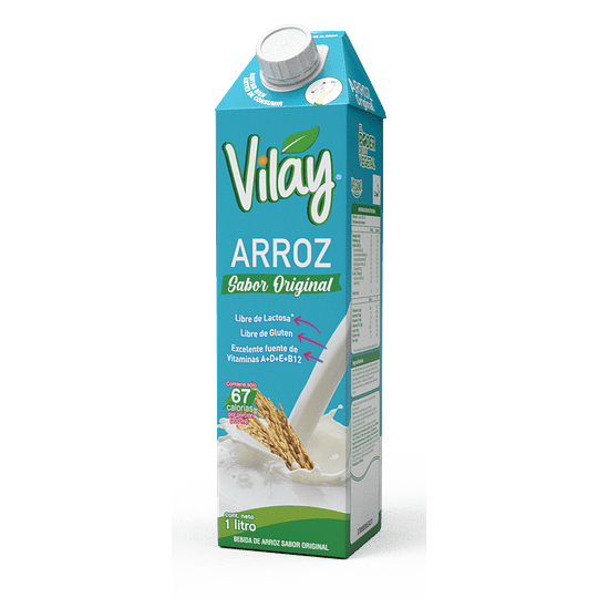 Bebida Vegetal Vilay Arroz Original 1L