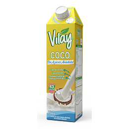 Bebida Vegetal Vilay Coco Sin Azucar 1L