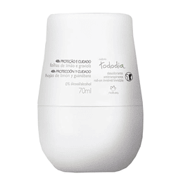 Desodorante antitranspirante roll-on femenino Hojas de Limón y Guanábana 70ml - Natura