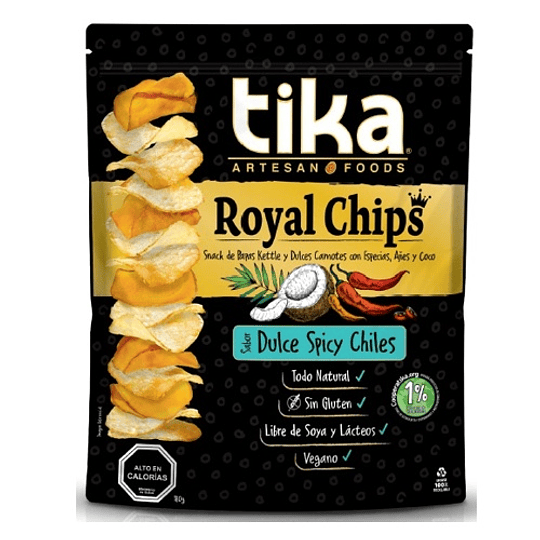 Tika Royal Chips: Dulce Spicy Thai 180g