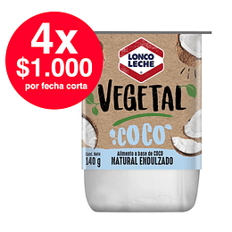 PACK 4un x $1.000: Yogurt LoncoLeche Coco