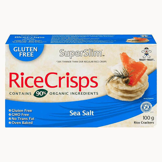Rice Crisps Sal de Mar - SuperSlim 