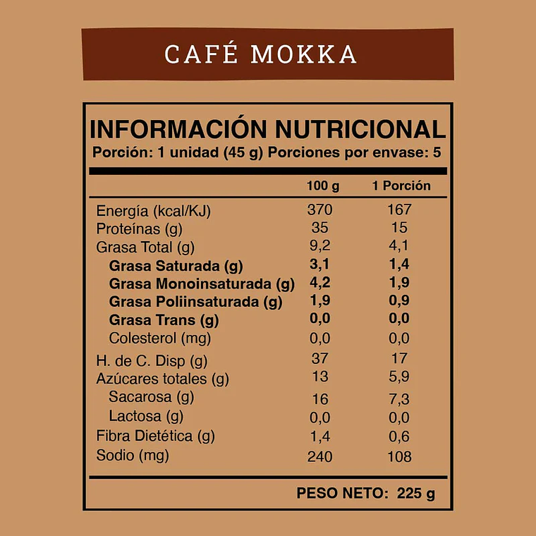 Barra Protéica Wild Protein - Café Mokka 2